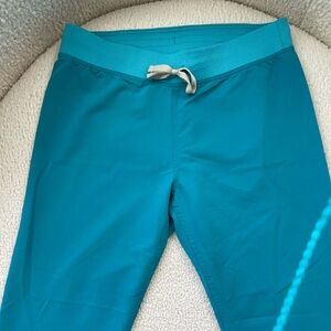 Figs teal Livingston scrub pant